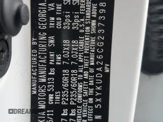 2012 Kia Sorento EX with VIN 5XYKUDA26CG237398, listed as a Copart auction lot 51456975 with 140,152 mi miles and Salvage Title. Bid and sale history available at carsss.com. Image 13.