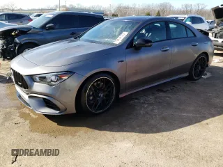 2022 Mercedes-Benz CLA 45 AMG with VIN W1K5J5DB8NN304558, listed as a Copart auction lot 79474123 with 6,995 mi miles and . Bid and sale history available at DreamBid. Image 1.