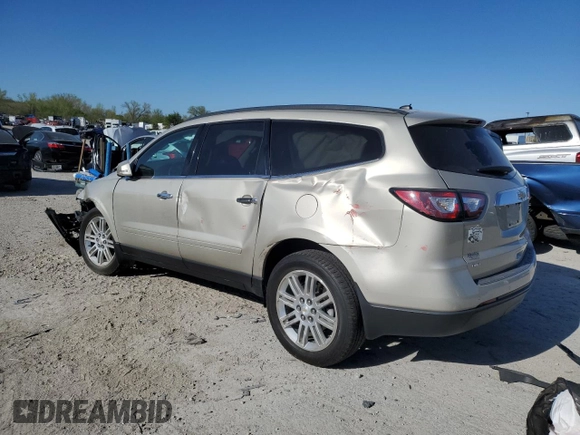 2015 Chevrolet Traverse LT with VIN 1GNKVGKD5FJ336918, listed as a Copart auction lot 53041795 with 119,745 mi miles and Salvage title. Bid and sale history available at DreamBid. Image 2.