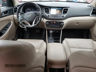 2016 Hyundai Tucson Limited z VIN KM8J33A27GU113407, wystawiony jako Copart lot #56000655 z przebiegiem 133 670 mil mil oraz Czysty tytuł • Clean title. Historia ofert i sprzedaży dostępna na DreamBid. Obrazek 8.