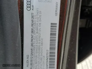 2017 Audi A7 Prestige with VIN WAU22AFC0HN027317, listed as a Copart auction lot 51384603 with 30,923 mi miles. Bid and sale history available at carsss.com. Image 13.