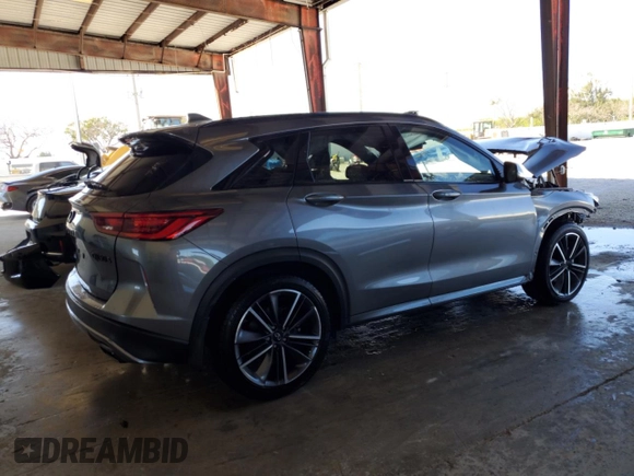 2024 Infiniti QX50 Sport with VIN 3PCAJ5FA1RF109371, listed as a Copart auction lot 44373555 with 5,217 mi miles and Non repairable. Bid and sale history available at DreamBid. Image 3.