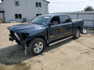2020 Ram 1500 Big Horn with VIN 1C6RRFFG0LN394747, listed as a Copart auction lot 61749635 with 47,813 mi miles and Salvage title. Bid and sale history available at DreamBid. Image 1.