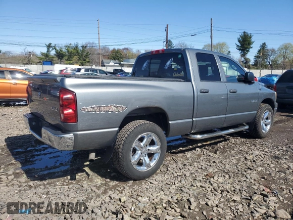 2008 Dodge 1500 SLT z VIN 1D7HU18N98S525108, wystawiony jako Copart lot #52197685 z przebiegiem 126 748 mil mil oraz Czysty tytuł • Clean title. Historia ofert i sprzedaży dostępna na DreamBid. Obrazek 3.