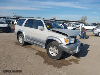 2000 Toyota 4Runner Limited with VIN JT3HN87R7Y9041812, listed as a IAAI auction lot 41322206 with 206,152 mi miles. Bid and sale history available at carsss.com. Image 1.