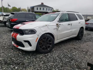 2024 Dodge Durango R/T Plus с VIN 1C4SDJCT1RC167049, выставлен на аукционе Copart как лот 55407025 с пробегом 12 989 миль миль и Списание • Salvage title. История ставок и продаж доступна на DreamBid. Изображение 1.