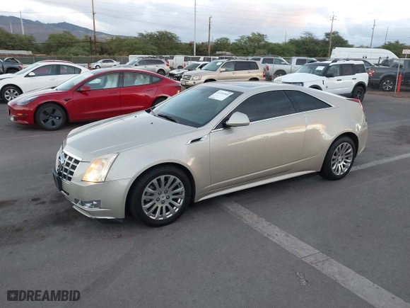 2014 Cadillac CTS Coupe Premium with VIN 1G6DH1E37E0128619, listed as a IAAI auction lot 41194960 with 109,006 mi miles. Bid and sale history available at carsss.com. Image 17.