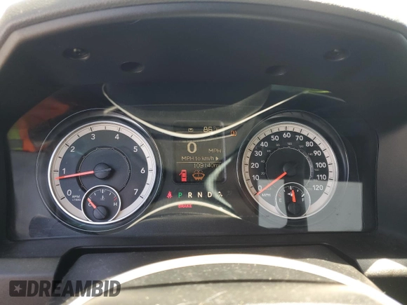 2018 Ram 1500 Express with VIN 3C6JR6AT0JG122755, listed as a Copart auction lot 52092235 with 109,140 mi miles and Salvage title. Bid and sale history available at DreamBid. Image 9.
