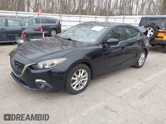 2015 Mazda 3 i Touring with VIN 3MZBM1V74FM135624, listed as a IAAI auction lot 41902776 with 152,621 mi miles and . Bid and sale history available at carsss.com. Image 2.