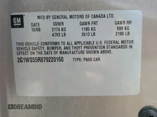 2007 Chevrolet Impala Police Police z VIN 2G1WS55R079220160, wystawiony jako Copart lot #55895735 z przebiegiem 88 467 mil mil oraz Czysty tytuł • Clean title. Historia ofert i sprzedaży dostępna na DreamBid. Obrazek 12.