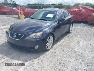 2006 Lexus IS 250 with VIN JTHBK262962002770, listed as a IAAI auction lot 42264229 with 294,844 mi miles and . Bid and sale history available at DreamBid. Image 2.