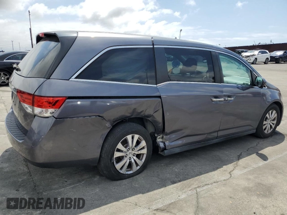 2016 Honda Odyssey EX with VIN 5FNRL5H47GB019997, listed as a Copart auction lot 55628435 with 85,296 mi miles and Clean Title. Bid and sale history available at carsss.com. Image 3.