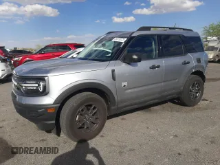 2022 Ford Bronco Sport Big Bend z VIN 3FMCR9B62NRE14750, wystawiony jako Copart lot #55878225 z przebiegiem 43 679 mil mil oraz Szkoda całkowita • Salvage title. Historia ofert i sprzedaży dostępna na DreamBid. Obrazek 1.