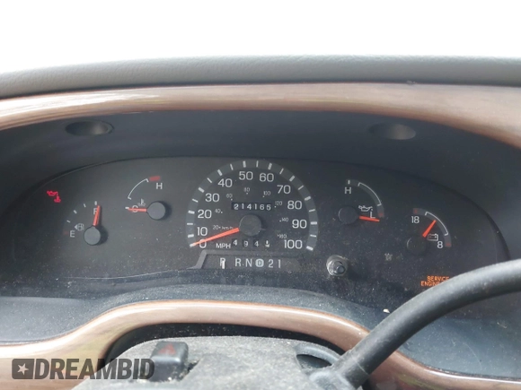 2002 Ford Econoline Cargo with VIN 1FDRE14W72HB82339, listed as a IAAI auction lot 41730429 with 214,165 mi miles and . Bid and sale history available at DreamBid. Image 7.