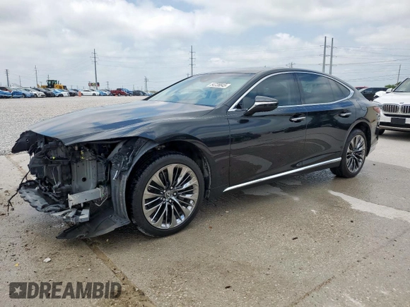 2018 Lexus LS 500 z VIN JTHB51FF3J5006860, wystawiony jako Copart lot #54728845 z przebiegiem 76 335 mil mil oraz Czysty tytuł • Clean title. Historia ofert i sprzedaży dostępna na DreamBid. Obrazek 1.