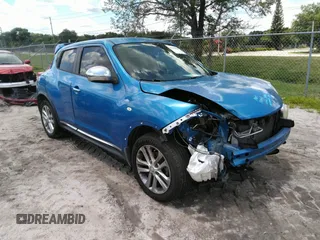 2012 Nissan Juke SL with VIN JN8AF5MR8CT101397, listed as a IAAI auction lot 39553603 with 118,949 mi miles. Bid and sale history available at carsss.com. Image 1.
