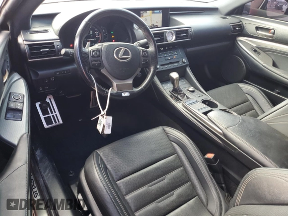 2017 Lexus RC 300 with VIN JTHSM5BCXH5003177, listed as a Copart auction lot 44619945 with 84,614 mi miles and Salvage title. Bid and sale history available at DreamBid. Image 8.