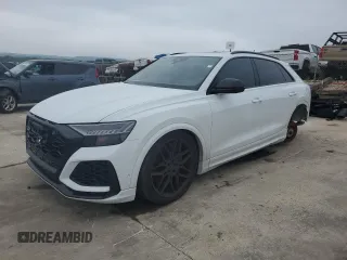 2021 Audi RS Q8 z VIN WU1ARAF17MD041128, wystawiony jako Copart lot #56199784 z przebiegiem 32 829 mil mil oraz . Historia ofert i sprzedaży dostępna na DreamBid. Obrazek 1.
