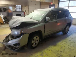 2017 Jeep Compass High Altitude with VIN 1C4NJCEB5HD160815, listed as a Copart auction lot 42370475 with 75,992 mi miles and Salvage Title. Bid and sale history available at carsss.com. Image 1.