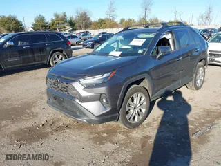 2022 Toyota RAV4 Limited with VIN 2T3N1RFV0NW254112, listed as a IAAI auction lot 41295016 with 22,211 mi miles. Bid and sale history available at carsss.com. Image 2.