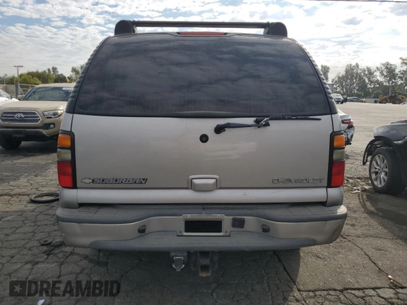 2005 Chevrolet Suburban LT with VIN 3GNEC16Z35G189357, listed as a Copart auction lot 69375814 with 0 mi miles and Salvage Title. Bid and sale history available at carsss.com. Image 6.