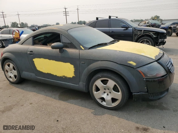 2002 Audi TT with VIN TRUWT28N531007611, listed as a Copart auction lot 87670625 with 175,809 mi miles and Salvage Title. Bid and sale history available at carsss.com. Image 4.