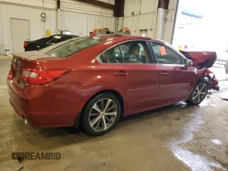 2017 Subaru Legacy Limited with VIN 4S3BNEN65H3013860, listed as a Copart auction lot 43172365 with 0 mi miles and Non Repairable. Bid and sale history available at carsss.com. Image 3.