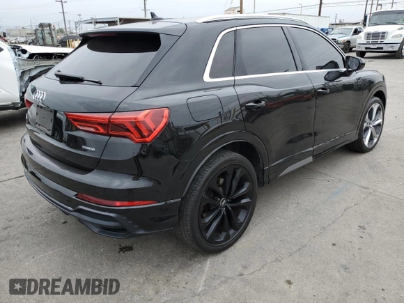 2020 Audi Q3 S line Premium Plus z VIN WA1EECF34L1028676, wystawiony jako Copart lot #65949965 z przebiegiem 80 838 mil mil oraz Czysty tytuł • Clean title. Historia ofert i sprzedaży dostępna na DreamBid. Obrazek 3.