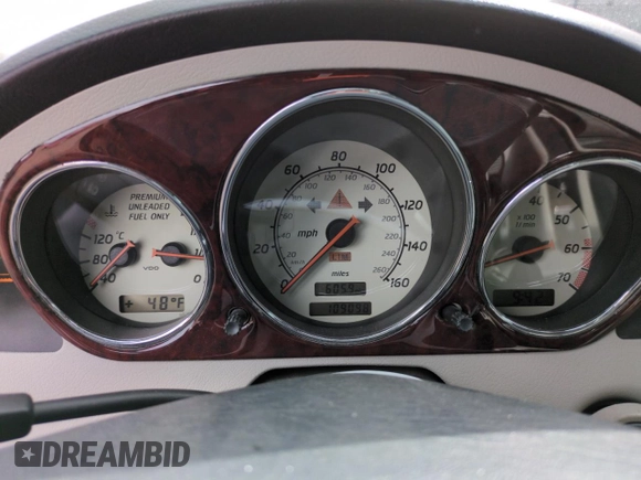1998 Mercedes-Benz SLK-Class with VIN WDBKK47F9WF069844, listed as a Copart auction lot 51599175 with 109,098 mi miles and Salvage Title. Bid and sale history available at carsss.com. Image 9.