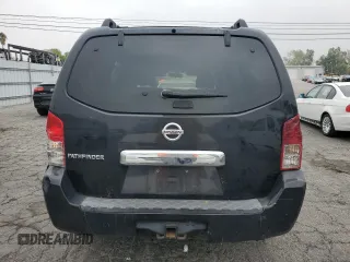 2007 Nissan Pathfinder S with VIN 5N1AR18U17C615197, listed as a Copart auction lot 53191045 with 225,166 mi miles and Clean Title. Bid and sale history available at carsss.com. Image 6.