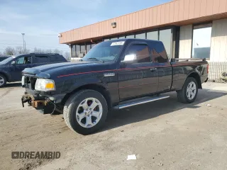 2008 Ford Ranger XLT with VIN 1FTZR45E78PA62135, listed as a Copart auction lot 52563195 with 122,554 mi miles and Salvage Title. Bid and sale history available at carsss.com. Image 1.
