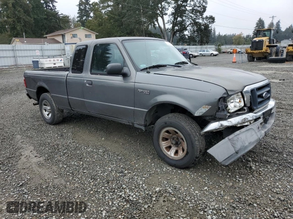 2004 Ford Ranger XLT with VIN 1FTYR44E94TA01335, listed as a Copart auction lot 75532494 with 130,130 mi miles and Salvage Title. Bid and sale history available at carsss.com. Image 4.