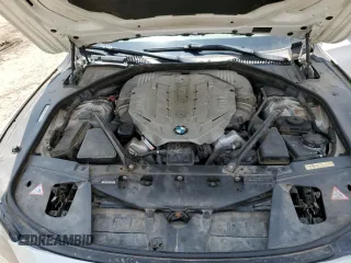 2009 BMW 7 Series 750Li with VIN WBAKB83599CY58147, listed as a Copart auction lot 59238475 with 124,336 mi miles and Salvage title. Bid and sale history available at DreamBid. Image 11.