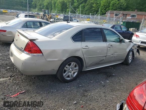 2011 Chevrolet Impala LT Fleet with VIN 2G1WG5EK0B1234247, listed as a Copart auction lot 55439495 with 145,100 mi miles and Salvage Title. Bid and sale history available at DreamBid. Image 3.