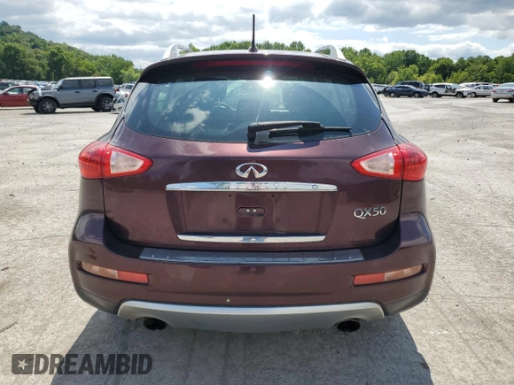 2016 Infiniti QX50 with VIN JN1BJ0RR8GM266993, listed as a Copart auction lot 68308284 with 144,003 mi miles and Salvage Title. Bid and sale history available at carsss.com. Image 6.