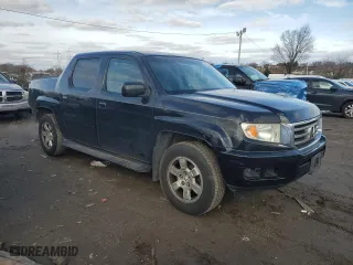 2012 Honda Ridgeline RTS with VIN 5FPYK1F46CB460743, listed as a Copart auction lot 85034884 with 162,200 mi miles and Salvage Title. Bid and sale history available at carsss.com. Image 4.