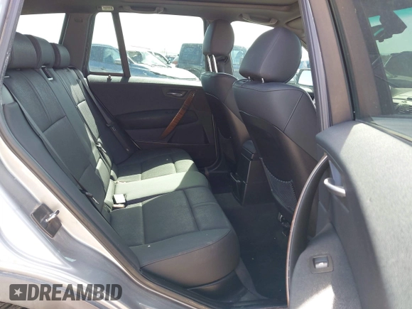 2005 BMW X3 3.0i with VIN WBXPA93435WD10068, listed as a IAAI auction lot 42083230 with 236,394 mi miles. Bid and sale history available at carsss.com. Image 8.