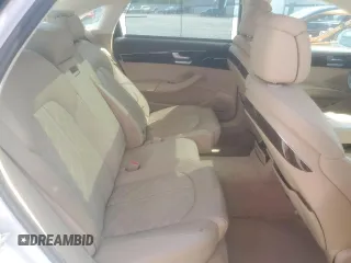 2014 Audi A8 4.0T with VIN WAUR2AFDXEN010107, listed as a Copart auction lot 62056544 with 85,450 mi miles and Non repairable. Bid and sale history available at DreamBid. Image 10.