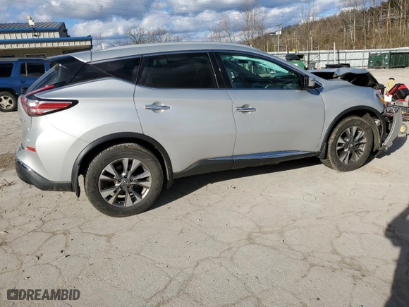 2017 Nissan Murano SL with VIN 5N1AZ2MHXHN141268, listed as a Copart auction lot 86884204 with 152,197 mi miles and Salvage Title. Bid and sale history available at carsss.com. Image 3.