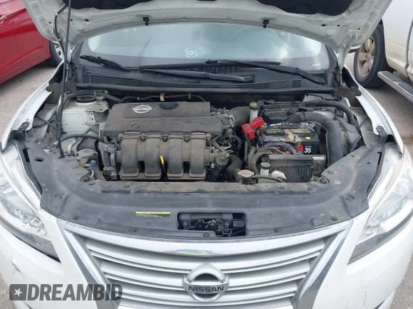 2015 Nissan Sentra SV with VIN 3N1AB7AP8FY213993, listed as a IAAI auction lot 42040473 with 142,758 mi miles. Bid and sale history available at carsss.com. Image 10.