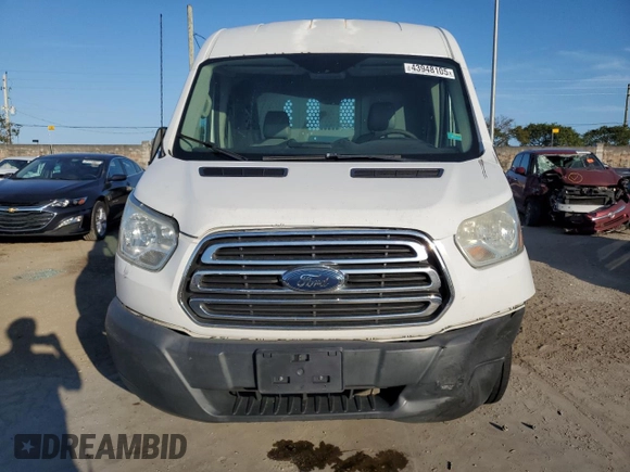 2015 Ford Transit Cargo with VIN 1FTNR1CM6FKA25420, listed as a Copart auction lot 43948105 with 82,221 mi miles and Salvage Title. Bid and sale history available at carsss.com. Image 5.