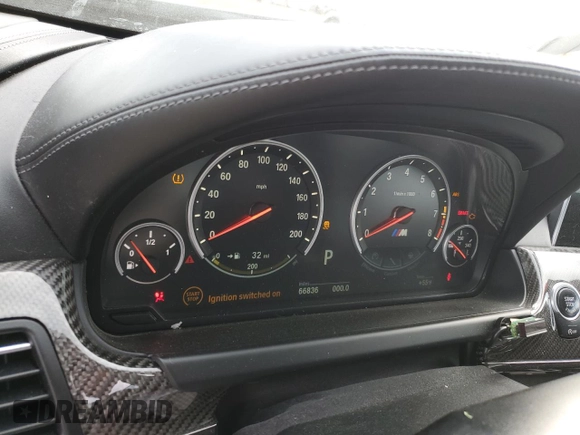 2016 BMW M6 z VIN WBS6G9C5XGD932039, wystawiony jako Copart lot #47433685 z przebiegiem 66 836 mil mil oraz Szkoda całkowita • Salvage title. Historia ofert i sprzedaży dostępna na DreamBid. Obrazek 9.