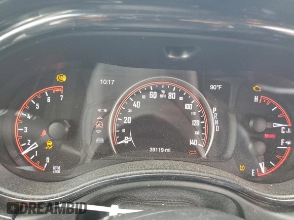 2021 Dodge Durango SXT Plus with VIN 1C4RDHAG2MC608984, listed as a Copart auction lot 72278754 with 39,119 mi miles and Salvage Title. Bid and sale history available at DreamBid. Image 9.