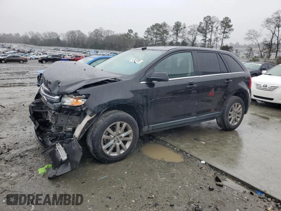 2014 Ford Edge Limited with VIN 2FMDK3KC7EBA34586, listed as a Copart auction lot 42436785 with 152,439 mi miles and Salvage Title. Bid and sale history available at carsss.com. Image 1.