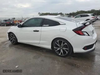 2019 Honda Civic Si Coupe with VIN 2HGFC3A53KH755222, listed as a Copart auction lot 83695234 with 38,654 mi miles and Salvage Title. Bid and sale history available at carsss.com. Image 2.