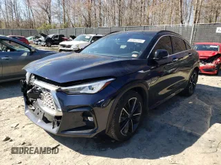 2022 Infiniti QX55 Luxe z VIN 3PCAJ5J36NF103858, wystawiony jako Copart lot #42502593 z przebiegiem 27 413 mil mil oraz . Historia ofert i sprzedaży dostępna na DreamBid. Obrazek 1.