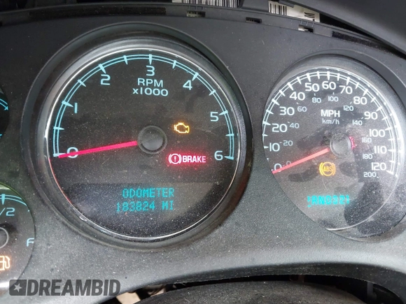 2008 Chevrolet Silverado 1500 LTZ with VIN 1GCEK19J58E181029, listed as a IAAI auction lot 41866976 with 183,824 mi miles. Bid and sale history available at carsss.com. Image 7.