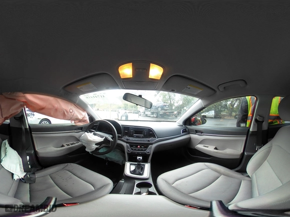 2017 Hyundai Elantra SE with VIN KMHD74LF8HU121511, listed as a IAAI auction lot 41741418 with 90,233 mi miles. Bid and sale history available at carsss.com. Image 18.