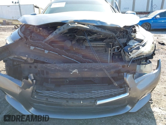 2015 Infiniti Q50 Premium with VIN JN1BV7AR2FM392399, listed as a IAAI auction lot 41978343 with 108,679 mi miles and . Bid and sale history available at DreamBid. Image 6.