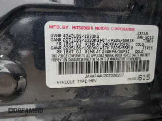 2012 Mitsubishi Outlander Sport SE with VIN JA4AP4AU2CZ006207, listed as a Copart auction lot 45045665 with 159,196 mi miles and Salvage Title. Bid and sale history available at carsss.com. Image 14.